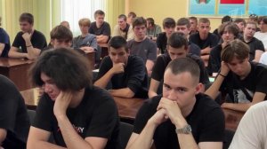 Бойцы войск БПЛА «Южной» группировки встретились со студентами ГБПОО ЛНР «ЛАСК им. А.С. Шеремета».