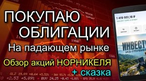 Покупаю ОБЛИГАЦИИ на падующем Рынке! Обзор компании Норникель + Сказка