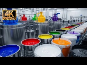 Как делают краску. Полный цикл производства.