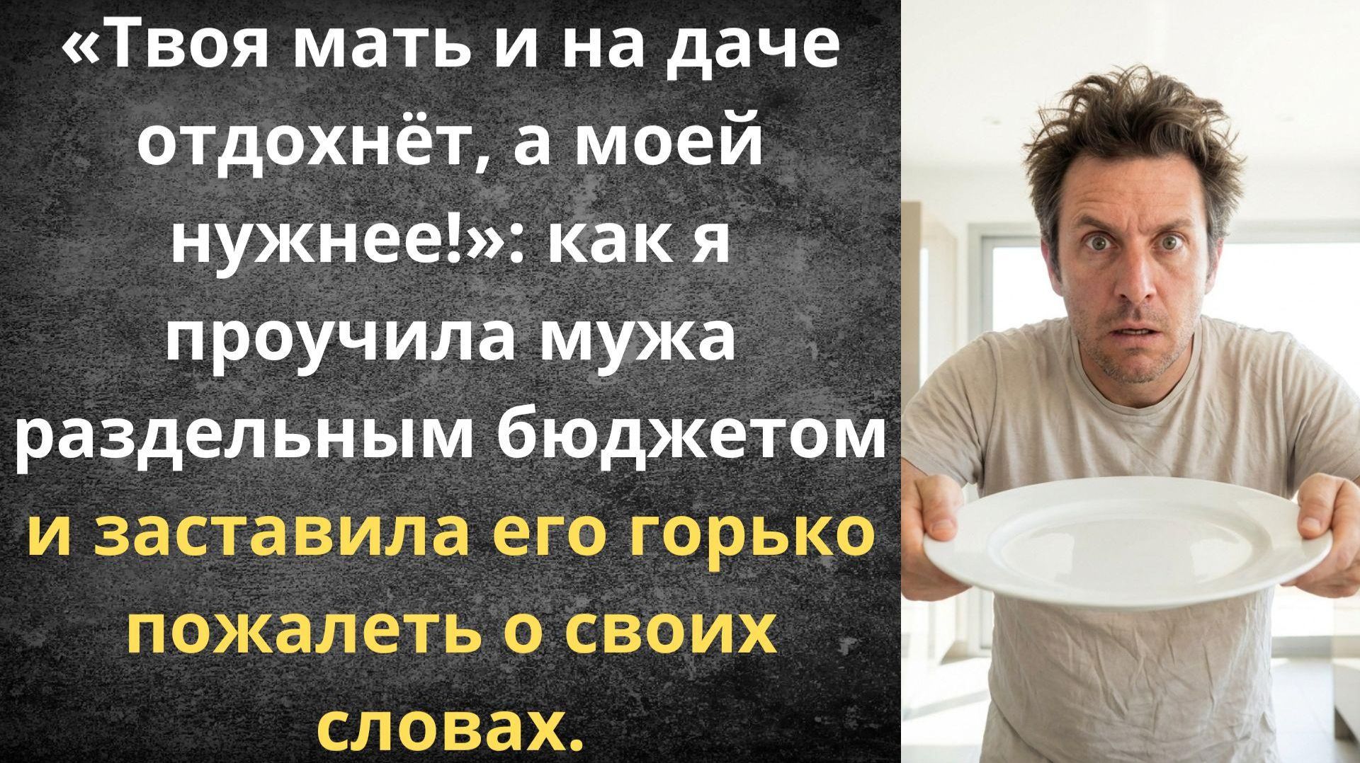 Двойные стандарты жадного мужа | Истории из жизни смотреть онлайн