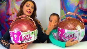 LOL BIG SURPRISE CHALLENGE Челлендж Оригинал против Подделки Что Лучше Большой Шар ЛОЛ / Вики Шоу