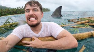 Взаперти на острове. Смогу выбраться, когда построю лодку. MrBeast / Мистер Бист на русском