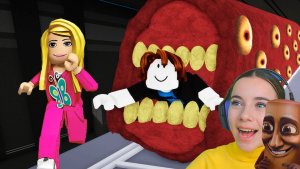 ПОБЕГ ОТ ПОЕЗДА ПОЖИРАТЕЛЯ в ROBLOX!