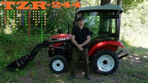 Трактор TZR-244.  Обзор одной покупки . Тревоги,  Zаботы,  Rазочарования..