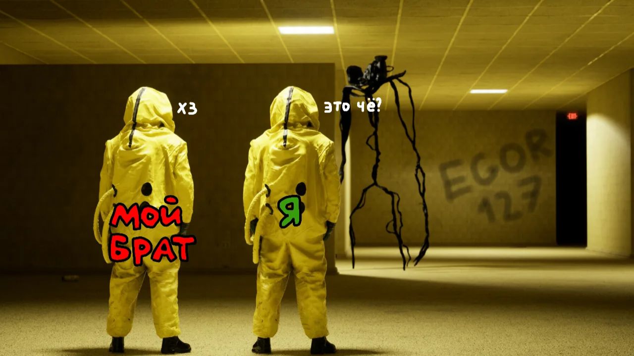 Попал в Backrooms с братом в roblox / Egor127