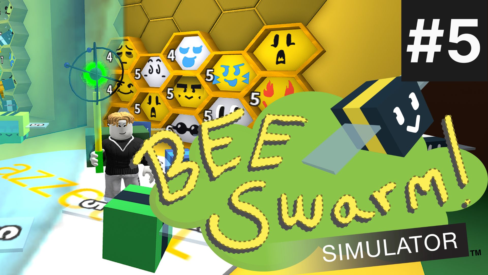 Прохождение режима в Roblox - Bee swarm simulator #5