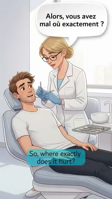 chez dentiste Приём у зубного врача на французском языке