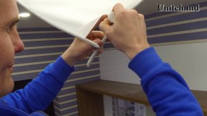 Устраняем порез. Ремонт натяжного потолка с RGB подсветкой в Кишиневе своими руками