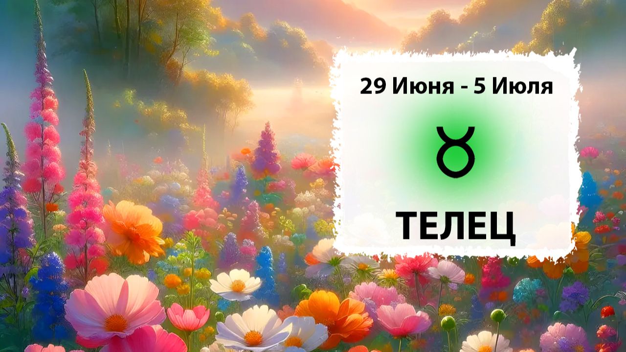 ТЕЛЕЦ ♉ 29 Июня - 5 Июля 2026 | Расклад таро на неделю для знака Зодиака Телец смотреть онлайн