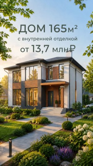 Дом под ключ в Туле 165м2