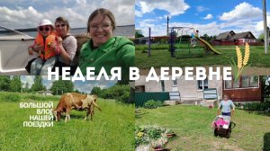 Уехали в деревню на дачу