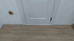 Показываю как я закрыл щели между порогом дверной коробки и ламинатом