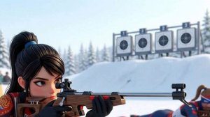 NGL Biathlon 2026. Карьера за биатлонистку. #24.  Уровень сложности Insane.