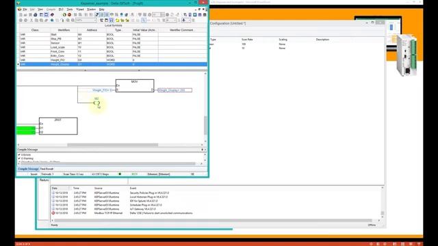Lesson 89 - Link Delta PLC DVP-Se with Kepserver and Excel смотреть онлайн