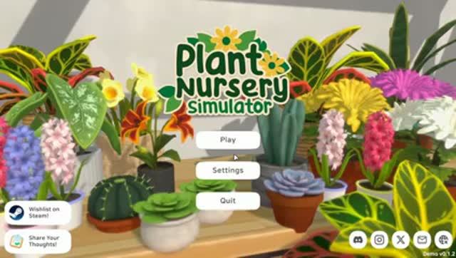 Plant Nursery Simulator DEMO №1 - ПРОДАЕМ ЦВЕТЫ