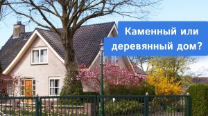 Из чего лучше строить дом? Каменный или деревянный?
