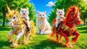 Мама-кошка подстригает шерсть на ферме и делает тигровую шапку для котят дома🐾🎩🐯