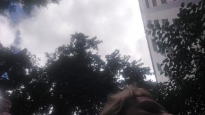 Мукбанг шаурма на лавочке