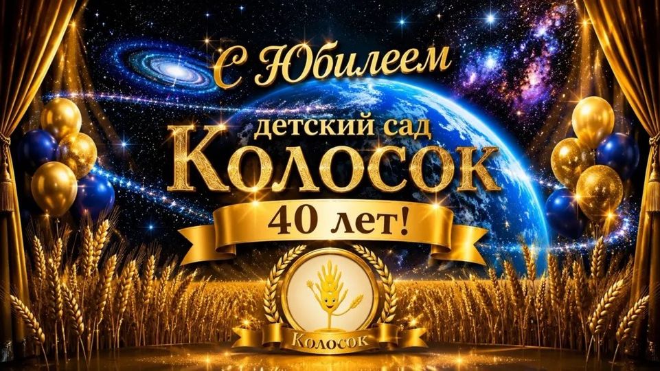Юбилей 40 лет Детский сад «Колосок» смотреть онлайн