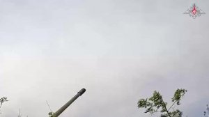 Боевая работа расчетов артиллерии