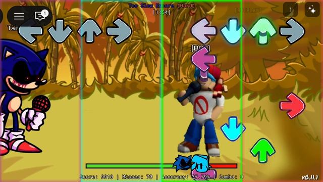 fnf too slow encore Sonic. exe vs Boyfreind roblox смотреть онлайн