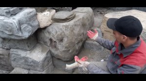 Искусственный Камень Своими Руками. Имитация Гранита. Полезные Советы. Imitation stone.