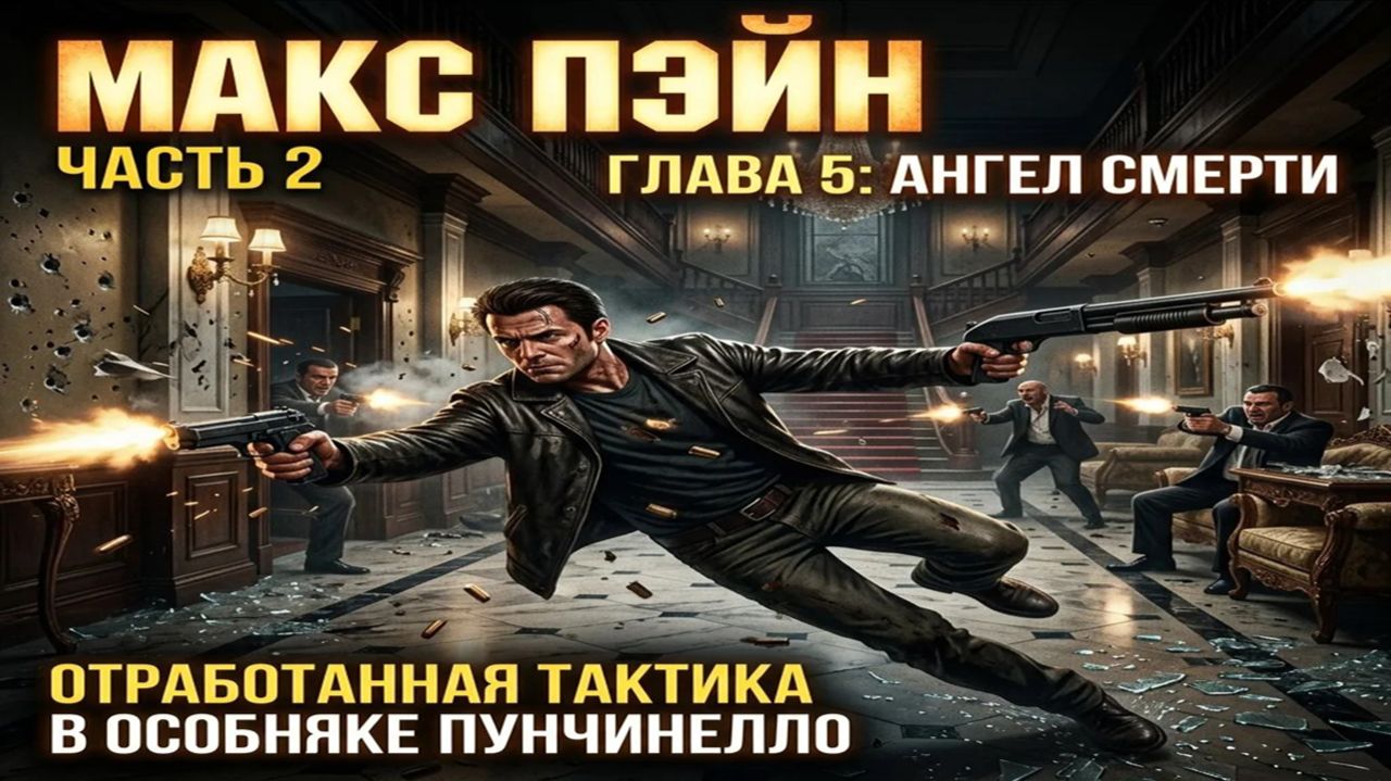 Max Payne — Часть 2 | Глава 5: Ангел смерти (Отработанная тактика в особняке Пунчинелло