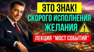 НЕВИЛЛ ГОДДАРД: «ГЛАВНЫЙ ПРИЗНАК, ЧТО ЖЕЛАНИЕ СКОРО СБУДЕТСЯ!» Мост Событий | Закон Предположения