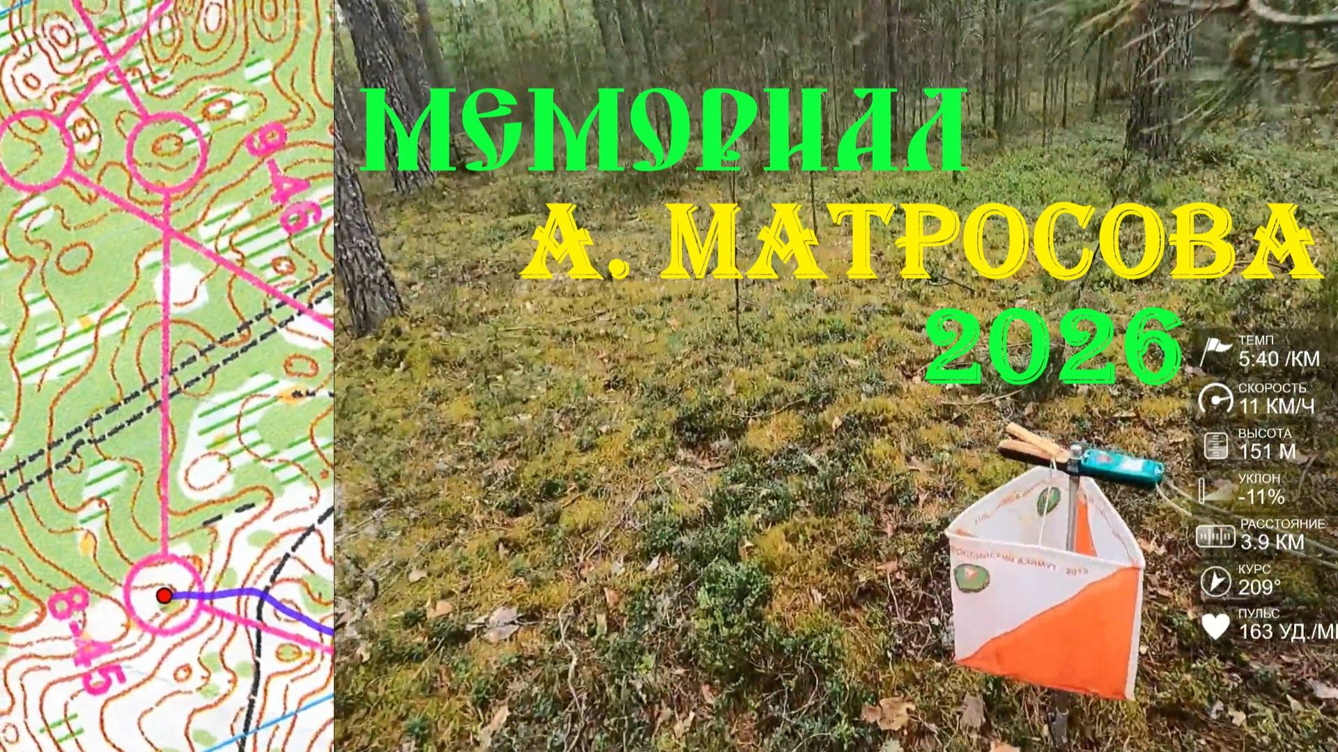 Спортивное ориентирование - Мемориал А. Матросова 2026, Алоль - 11.05.2026 смотреть онлайн