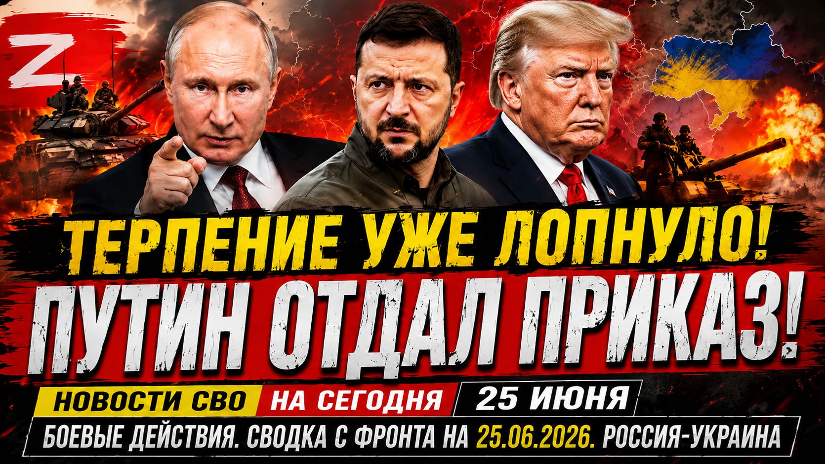 Новости СВО на сегодня 25 июня. Боевые действия. Сводка с фронта на 25.06.2026. Россия-Украина смотреть онлайн