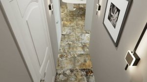 Раскладка плитки в 3D - Infinity Ceramica Gelata