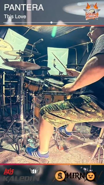 Как звучит соло-секция Pantera - This Love на барабанах? (Александр Смирнов) #drumbeat #drumcover