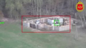 Поражение ударными БПЛА газораспределительной станции