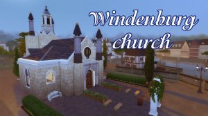 Готический собор в Винденбурге | The Sims4 | speedbuild | noCC |