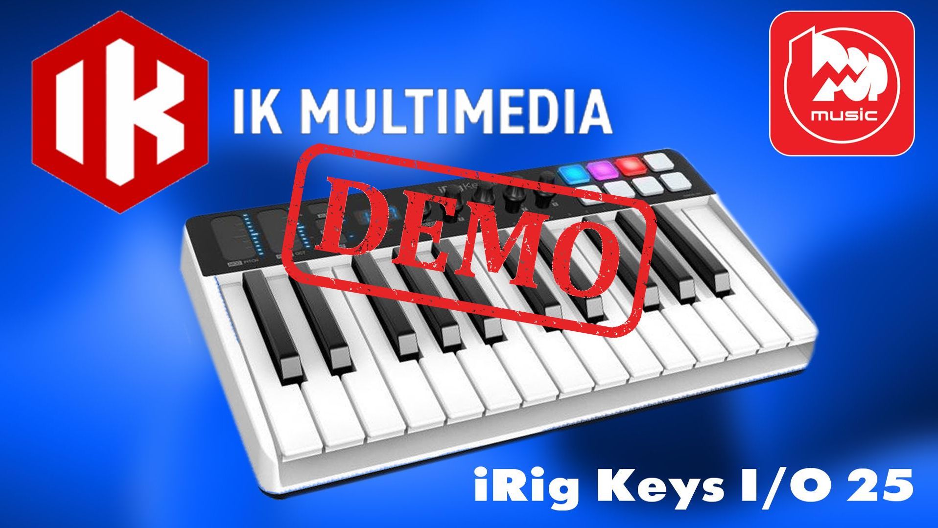 MIDI-контроллер IK Multimedia  iRig Keys I/O 25 - демонстрация звучания