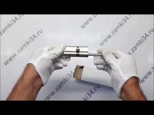 Цилиндровый механизм под вертушку Cisa ASIX PRO OE307-12.12 (70 мм=35+10+25, никель, дл.шток)