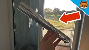 Приклейте алюминиевую фольгу к окну и смотрите, что произойдет💥 (оригинальный трюк)🤯