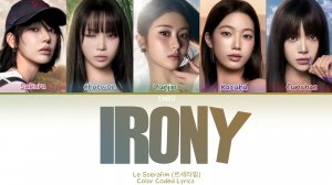LE SSERAFIM 'IRONY' кириллизация ：перевод на русский