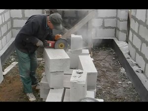 Быстрый,легкий и надежный способ резки стеновых блоков