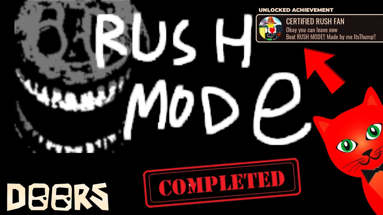 СЕКРЕТЫ РАШ МОДА в ДОРС роблокс | DOORS roblox | Полное прохождение RUSH MODE (100 дверей) смотреть онлайн