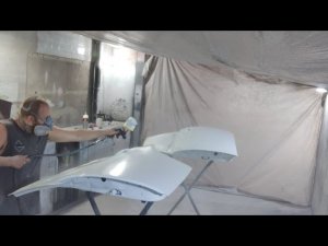 подготовка к покраске в акрил,и покраска.самый быстрый способ.своими руkами