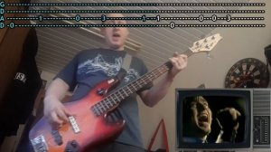 Three Days Grace - Never Too Late (бас) \ Видеоурок, табы, таб, аккорды, ноты