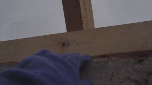 Дом. Поставили стропила