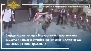 В Москве полицейские задержали подозреваемого в причинении тяжкого вреда здоровью по неосторожности