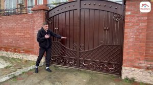 Кованые ворота и калитка