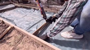 Садовая дорожка из бетона... Concrete garden path...