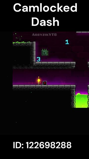 CamLocked Dash|Arbyzik #geometrydash #gd
