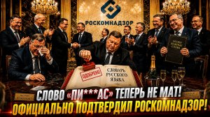 Роскомнадзор разрешил слово п***рас 😂 Говорят, что это теперь не мат.