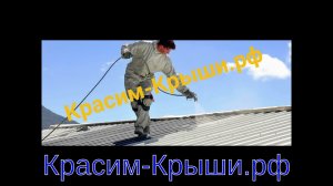 Покраска железной крыши дома в городе Балашиха