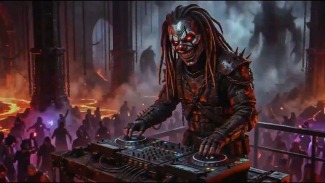 MENTAL CHAOS INDUSTRIAL HARD TECHNO 150 BPM - Neon Abyss Techno (1080p)